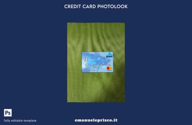 stile verificato Belgio KBC banca mastercard modello frontale photolook